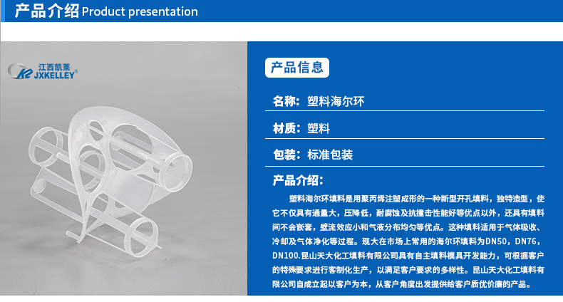 煤氣脫硫使用塑料海爾環(huán)填料 煤氣脫硫使用塑料海爾環(huán)填料